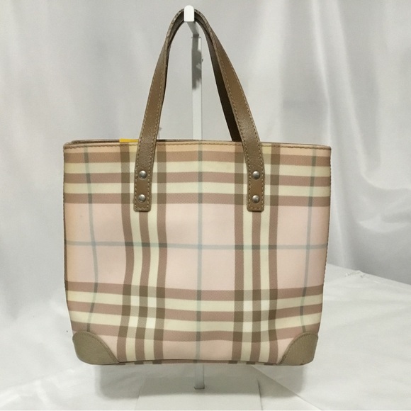 Authentic BURBERRY Mini Tote Biege - Picture 1 of 14